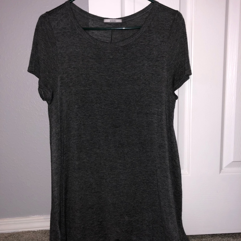 Grey t shirt dress